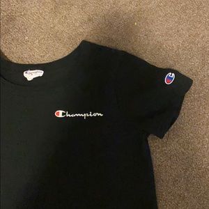 black champion shirt